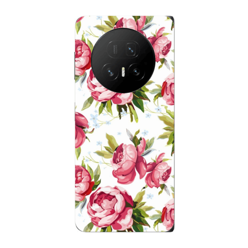 Honor Magic V5 Roses and laves Transparent Silicone TPU Θήκη